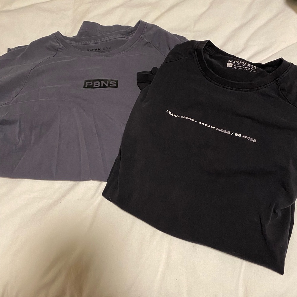 Alphalete shirt bundle
